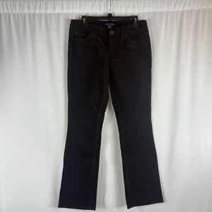 Tommy Hilfiger  Corduroy  Pants Womens 6 chocolate brown Mid Rise Y2K